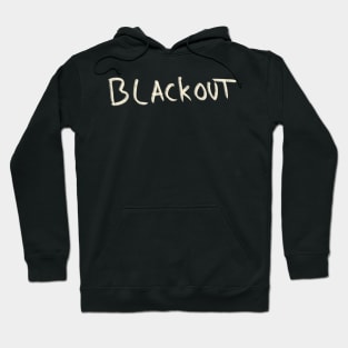 Hand Drawn Blackout Hoodie